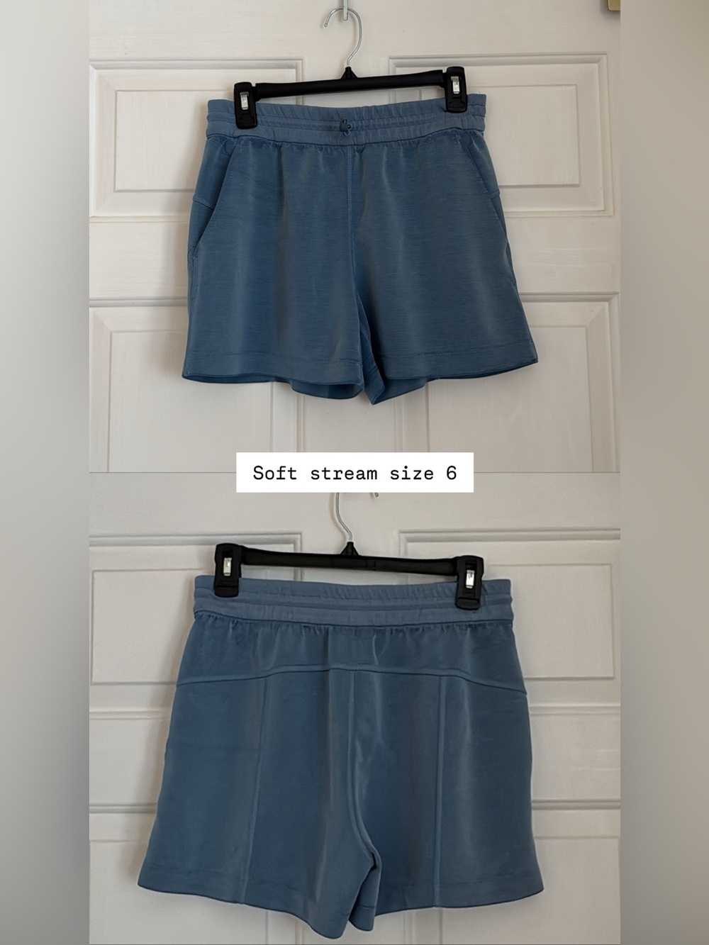 Soft StreamShorts in Dusty Blue - Size 6